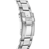 Relógio lotus 18912/1 prata cinza pulsera de 316l de aço inoxidável, homem