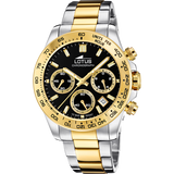 Relógio lotus 18913/6 preto pulsera de 316l de aço inoxidável, homem