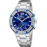 Relógio feminino lotus connected com mostrador azul 18924/2