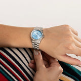 Relógio para mulheres lotus freedom com mostrador azul 18930/3
