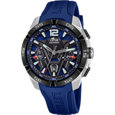 Relógio lotus vortex 18944/1 azul pulsera de borracha, homem