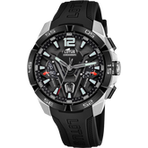 Relógio lotus vortex 18944/2 preto pulsera de borracha, homem