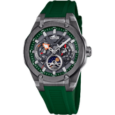 Relógio lotus vortex 18946/5 preto pulsera de borracha, homem