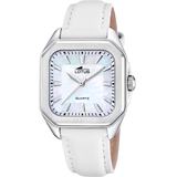 Relógio de mulher square series madrepérola com bracelete em pele branca 18968/2_PRODUCT