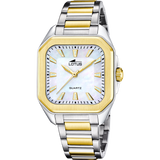 Relógio de mulher square series madrepérola com bracelete em aço bicolor 18969/2_PRODUCT