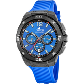 Relógio lotus chrono 18975/1 azul pulsera de borracha, homem_PRODUCT
