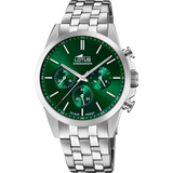 Relógio lotus chrono 18989/3 verde pulsera de de aço inoxidável, homem_PRODUCT