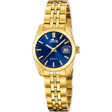 Relógio feminino lotus old money 18993/5 com mostrador azul e pulseira de aço_PRODUCT