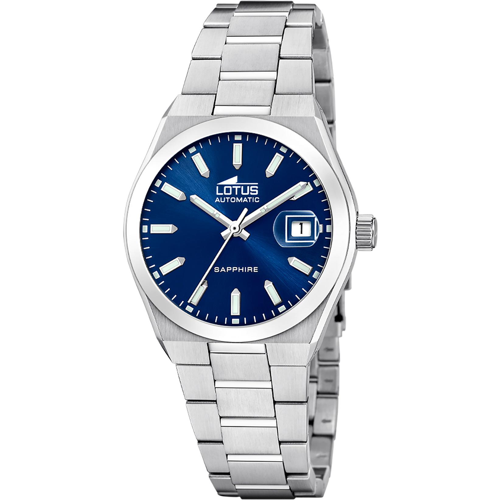 Relógio lotus automatic 18996/2 azul pulsera de de aço inoxidável, homem_PRODUCT