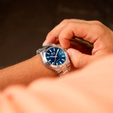 Relógio lotus automatic 18996/2 azul pulsera de de aço inoxidável, homem_LIFESTYLE