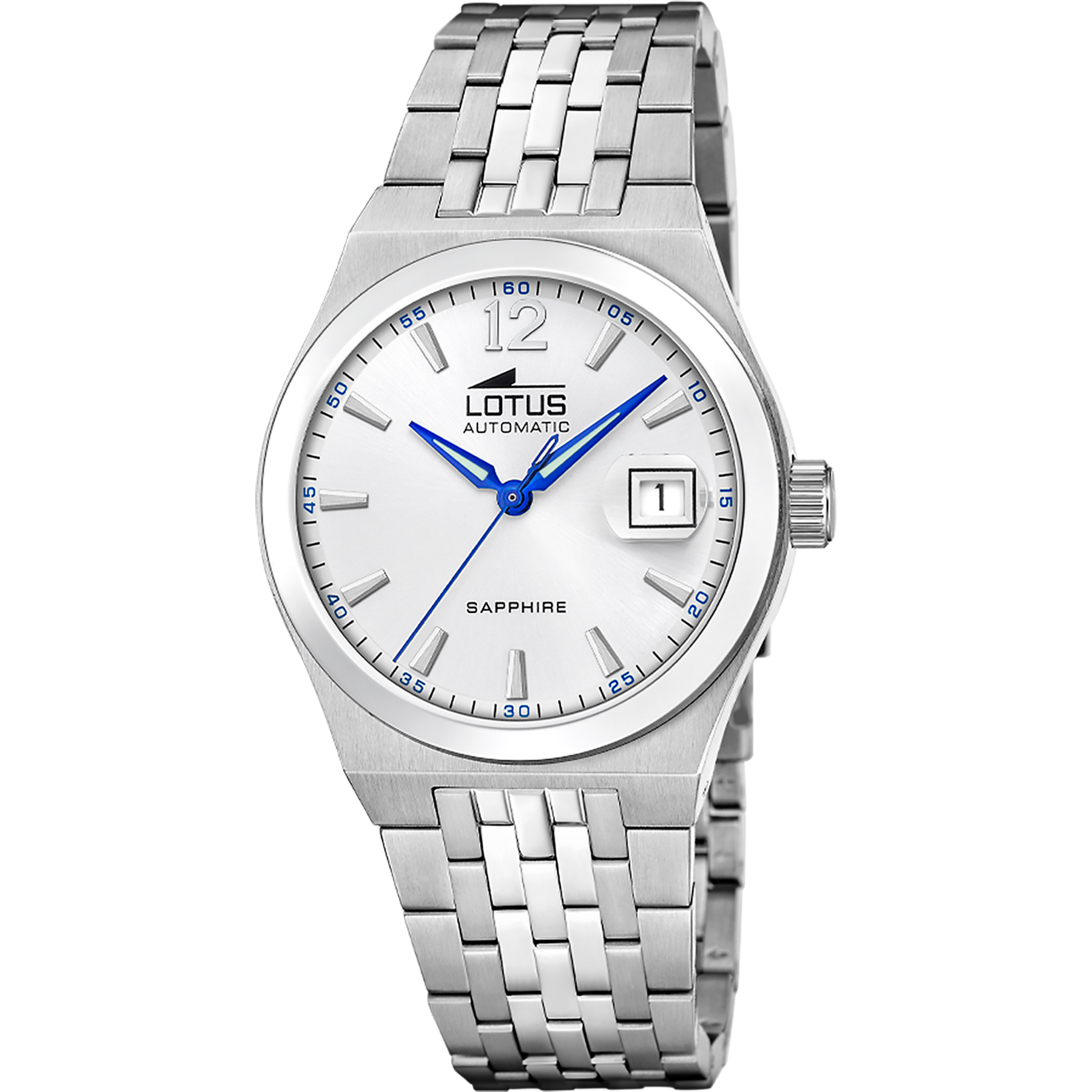 Relógio lotus automatic 19000/1 prata cinza pulsera de de aço inoxidável, homem_PRODUCT