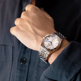 Relógio lotus automatic 19000/1 prata cinza pulsera de de aço inoxidável, homem_LIFESTYLE