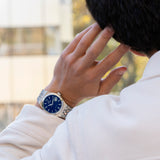 Relógio lotus automatic 19000/3 azul pulsera de 316l de aço inoxidável, homem_LIFESTYLE