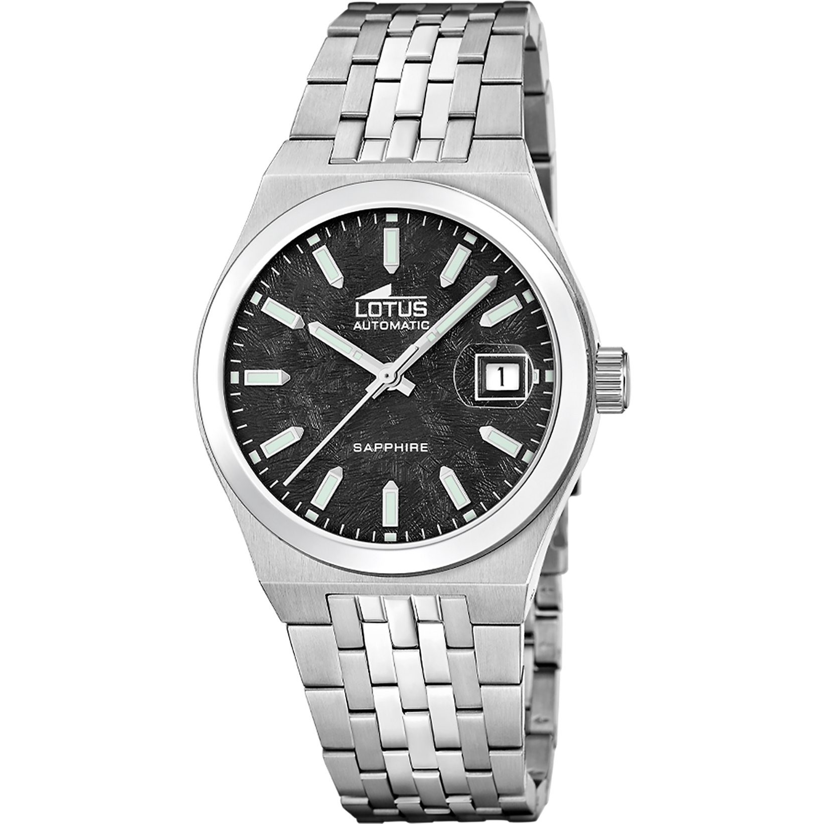 Relógio lotus novidades 19000/8 preto pulsera de de aço inoxidável, homem_PRODUCT
