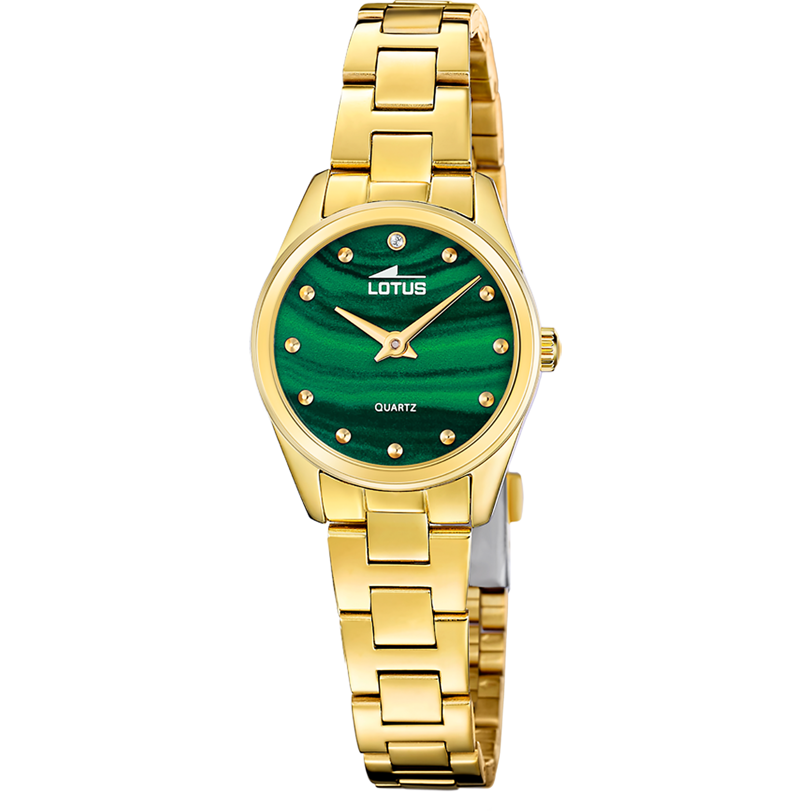 Relógio de senhora lotus 2gether 19007/3 mostrador verde e pulseira de aço_PRODUCT