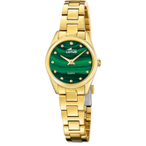 Relógio de senhora lotus 2gether 19007/3 mostrador verde e pulseira de aço_PRODUCT