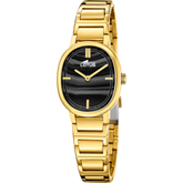 Relógio de senhora lotus 2gether 19013/5 mostrador preto e pulseira de aço_PRODUCT