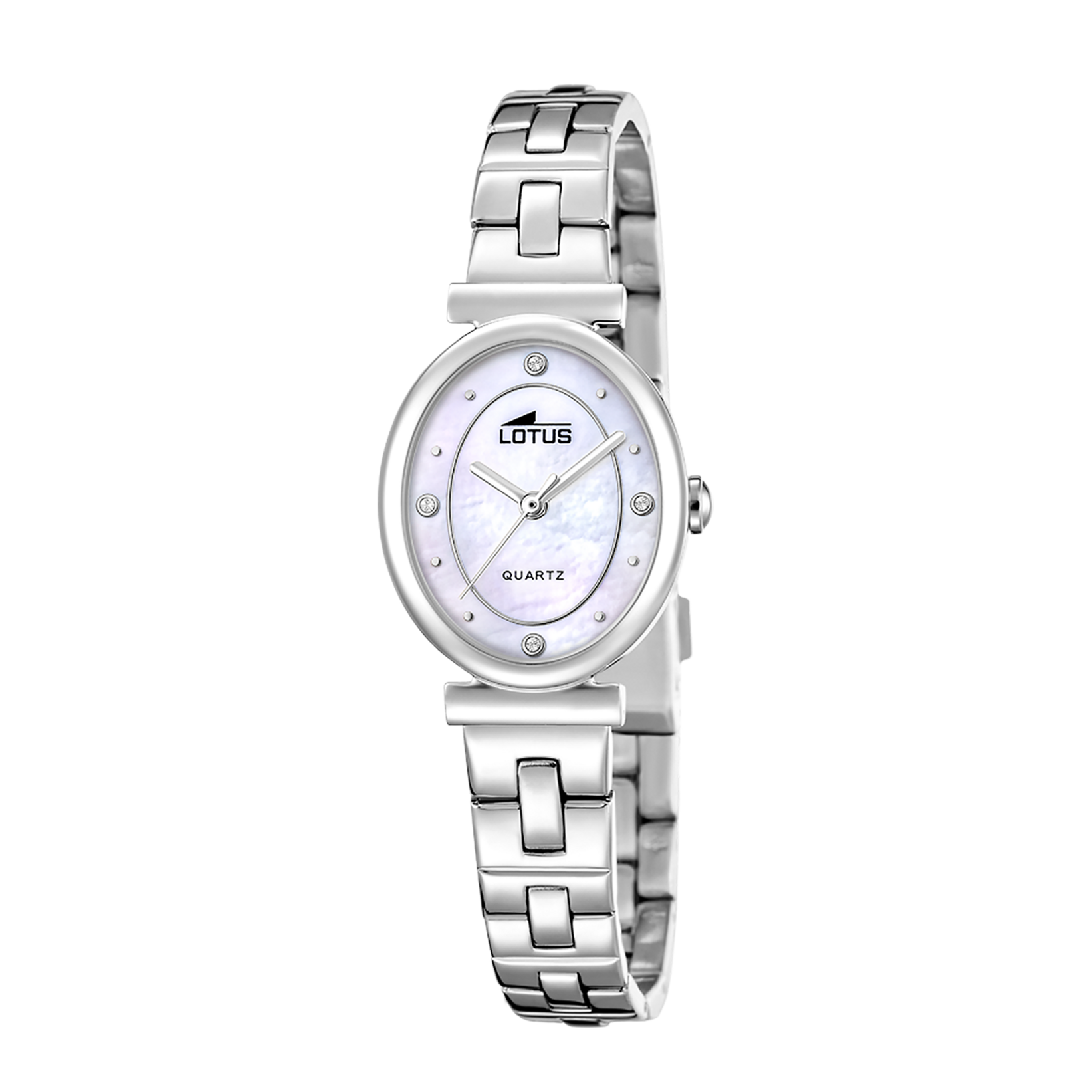 Relógio de senhora lotus 2gether 19016/1 mostrador branco e pulseira de aço_PRODUCT