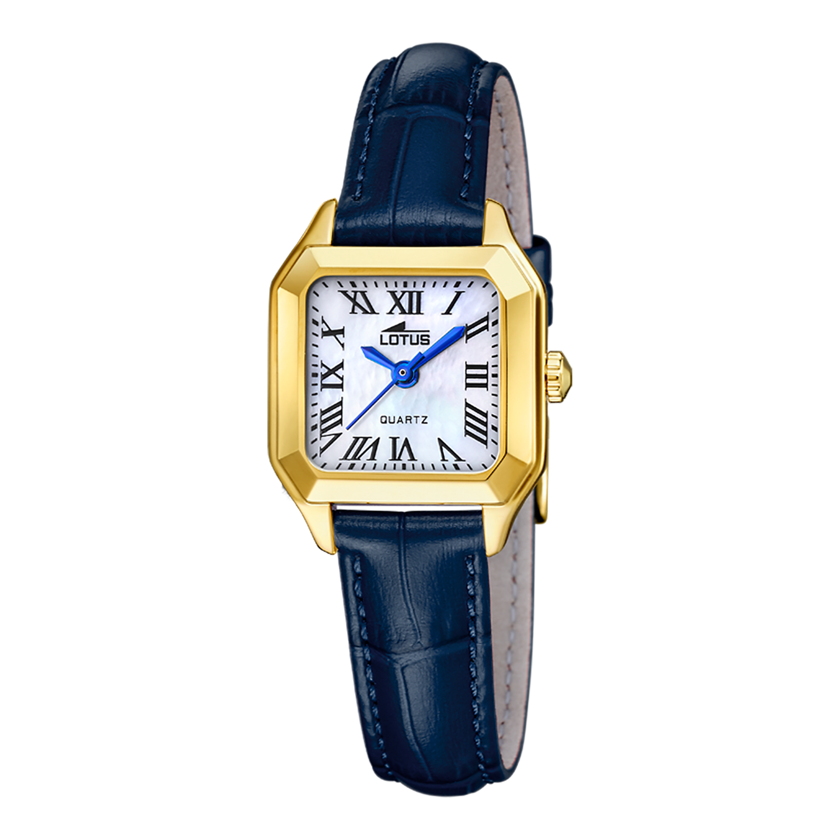 Relógio feminino lotus old money 19038/1 com mostrador prateado e cinturão de couro preto_PRODUCT