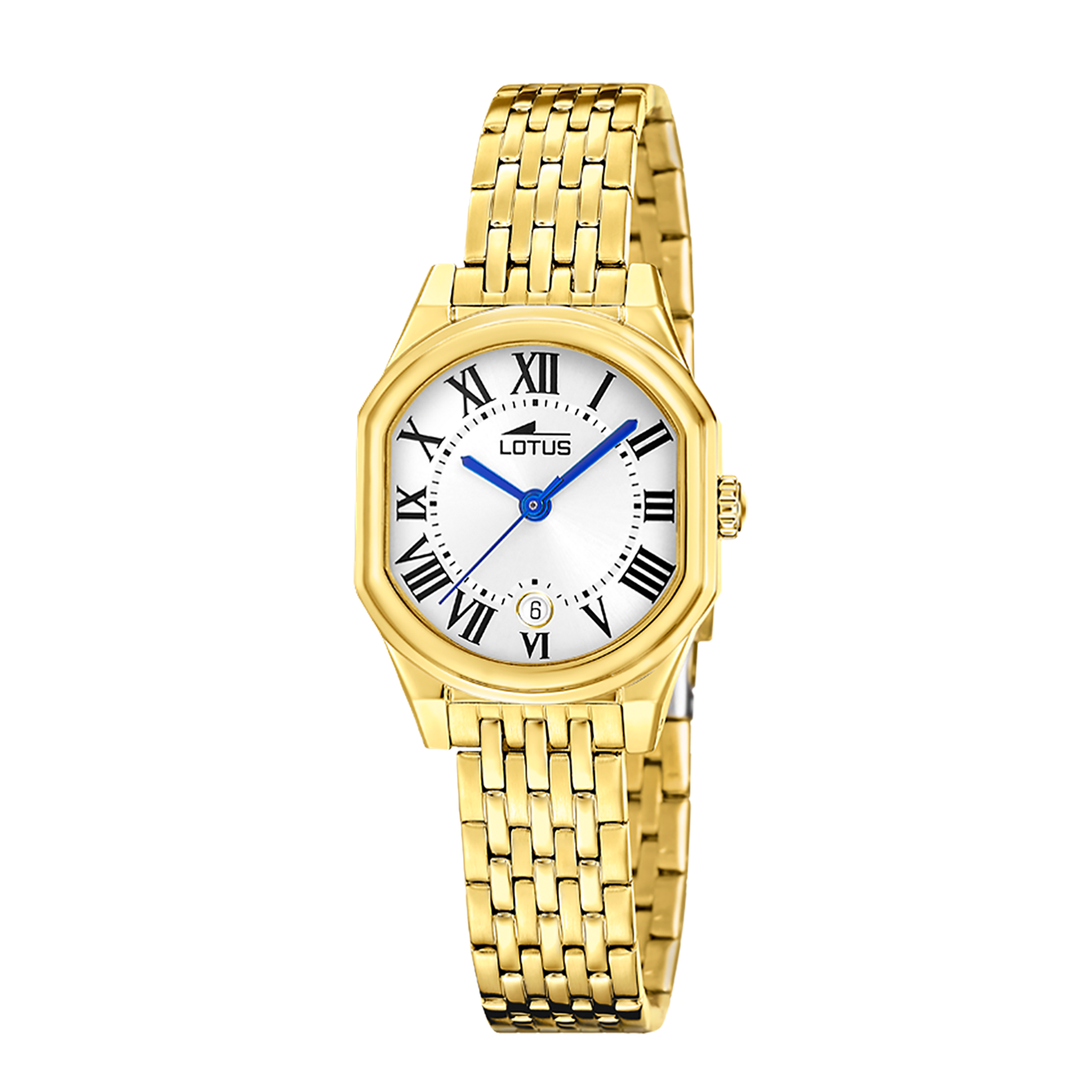Relógio feminino lotus old money 19045/1 com mostrador prateado e pulseira de aço_PRODUCT