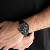 Relógio lotus minimalist for him 19068/2 preto pulsera de de aço inoxidável, homem_LIFESTYLE