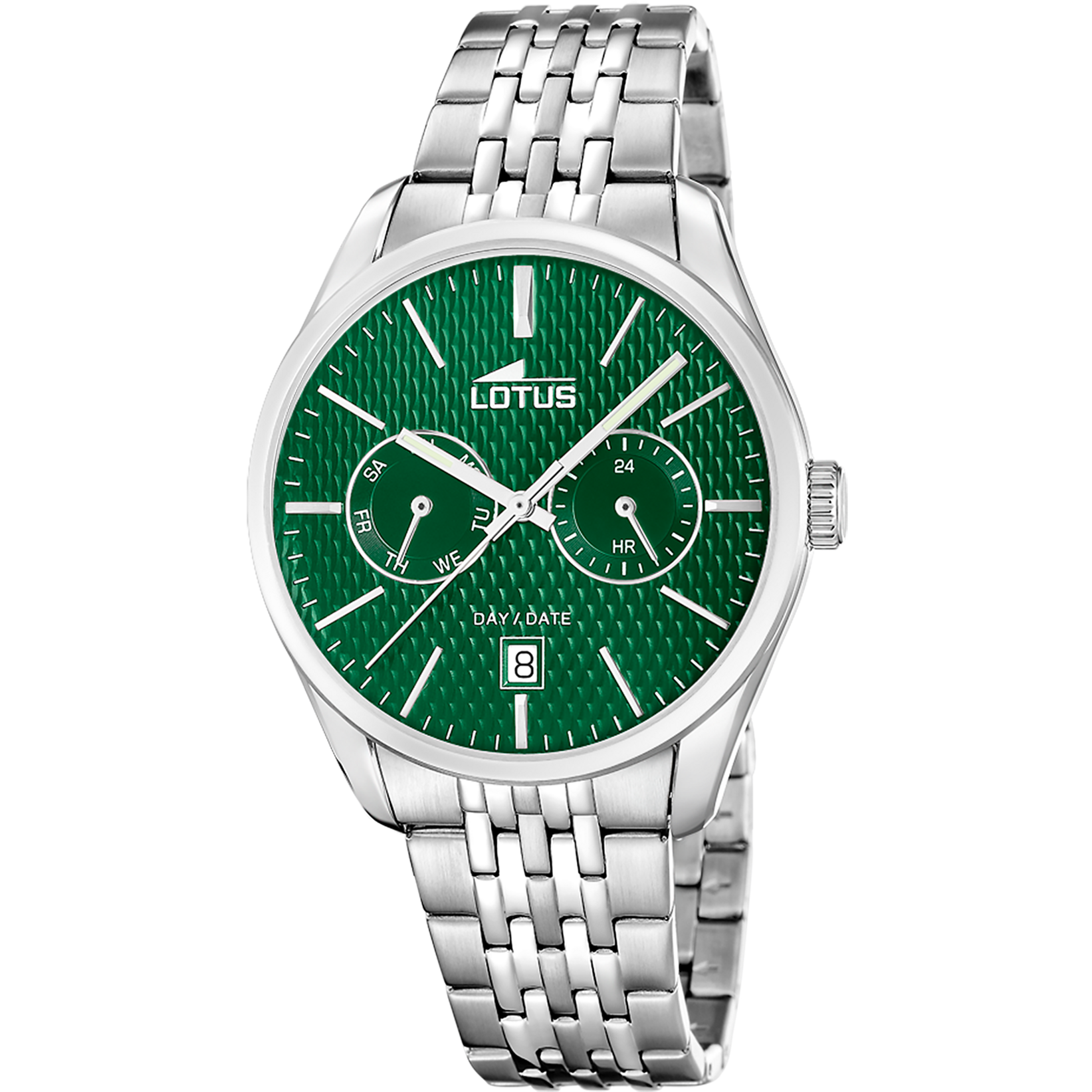 Relógio lotus multifunction collection 19072/3 verde pulsera de de aço inoxidável, homem_PRODUCT