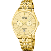 Relógio lotus multifunction collection 19074/1 dourado pulsera de de aço inoxidável, homem_PRODUCT