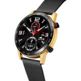 Smartwatch lotus 50019/1 com pulseira de aço inoxidável 316l, bluetooth, masculino_ARTISTIC