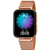 Smartwatch lotus smartime 50033/1-1 com pulseira de aço, bluetooth, feminino