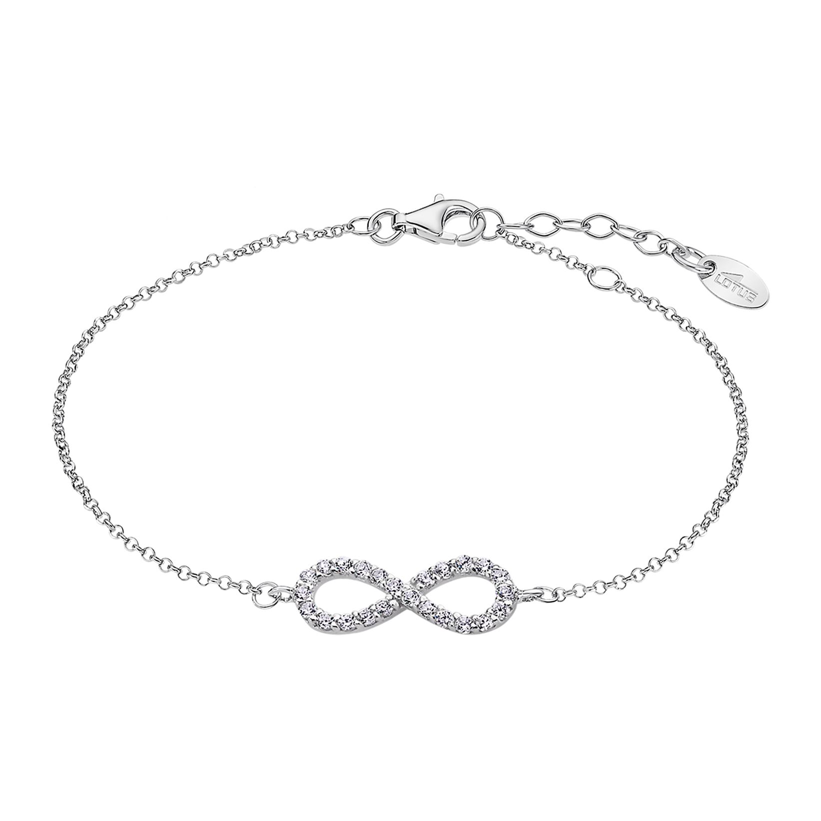 Pulseira infinito lotus silver trendy lp1253-2/3 prata, mulher_PRODUCT