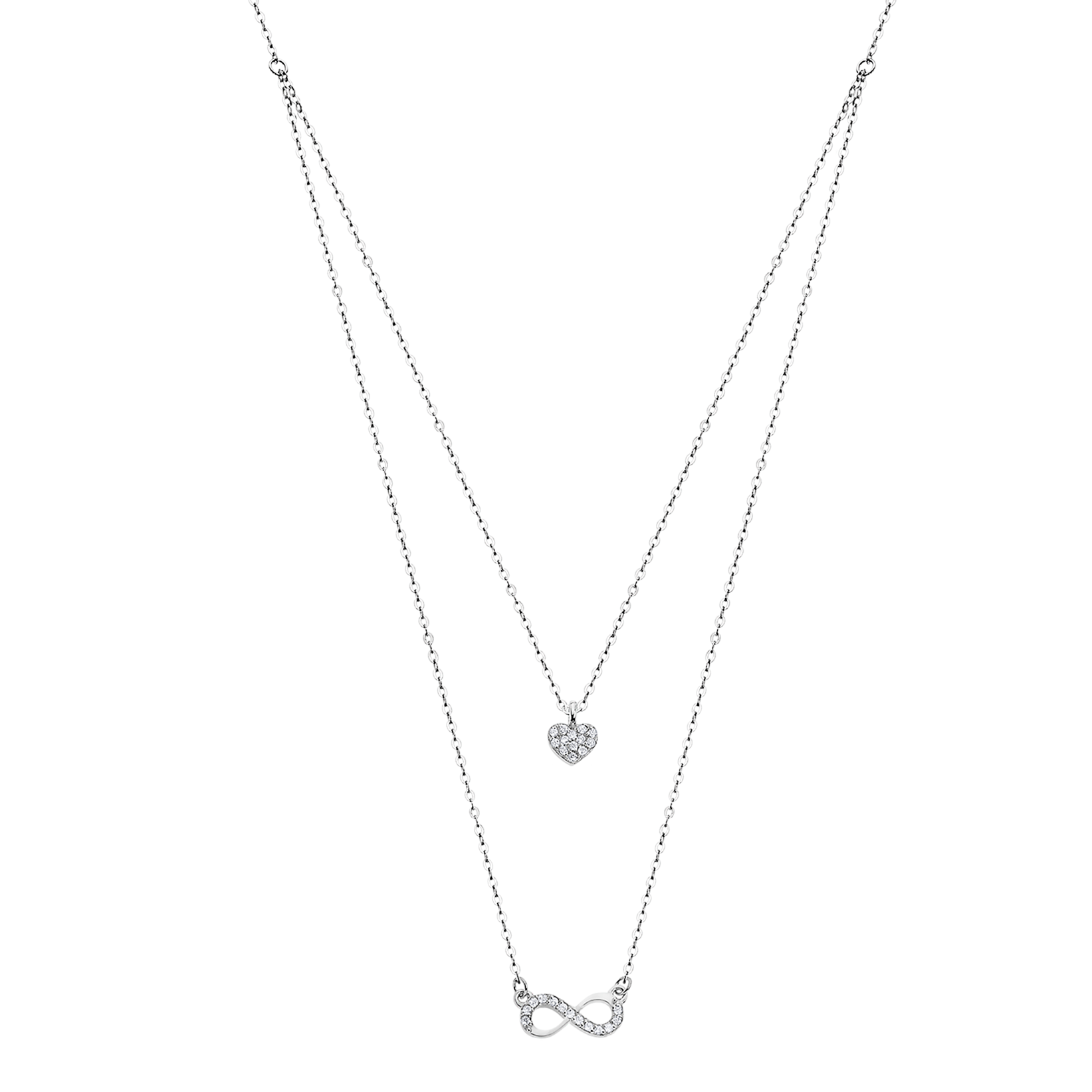 Colar coração lotus silver lp1680-1/3 prata, mulher_PRODUCT