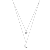 Colar estrela lotus silver trendy lp1680-1/4 prata, mulher_PRODUCT
