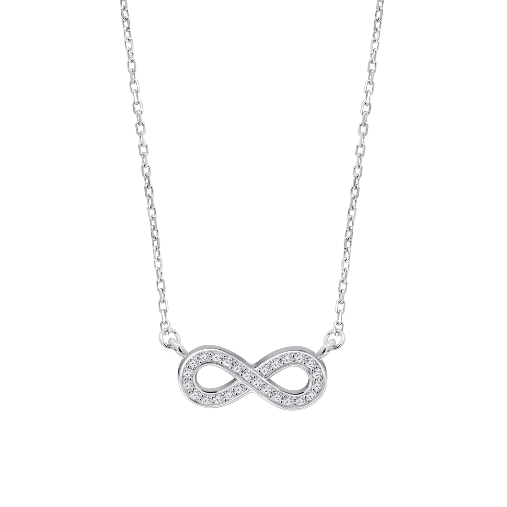 Colar infinito lotus silver trendy lp1859-1/1 prata, mulher_PRODUCT