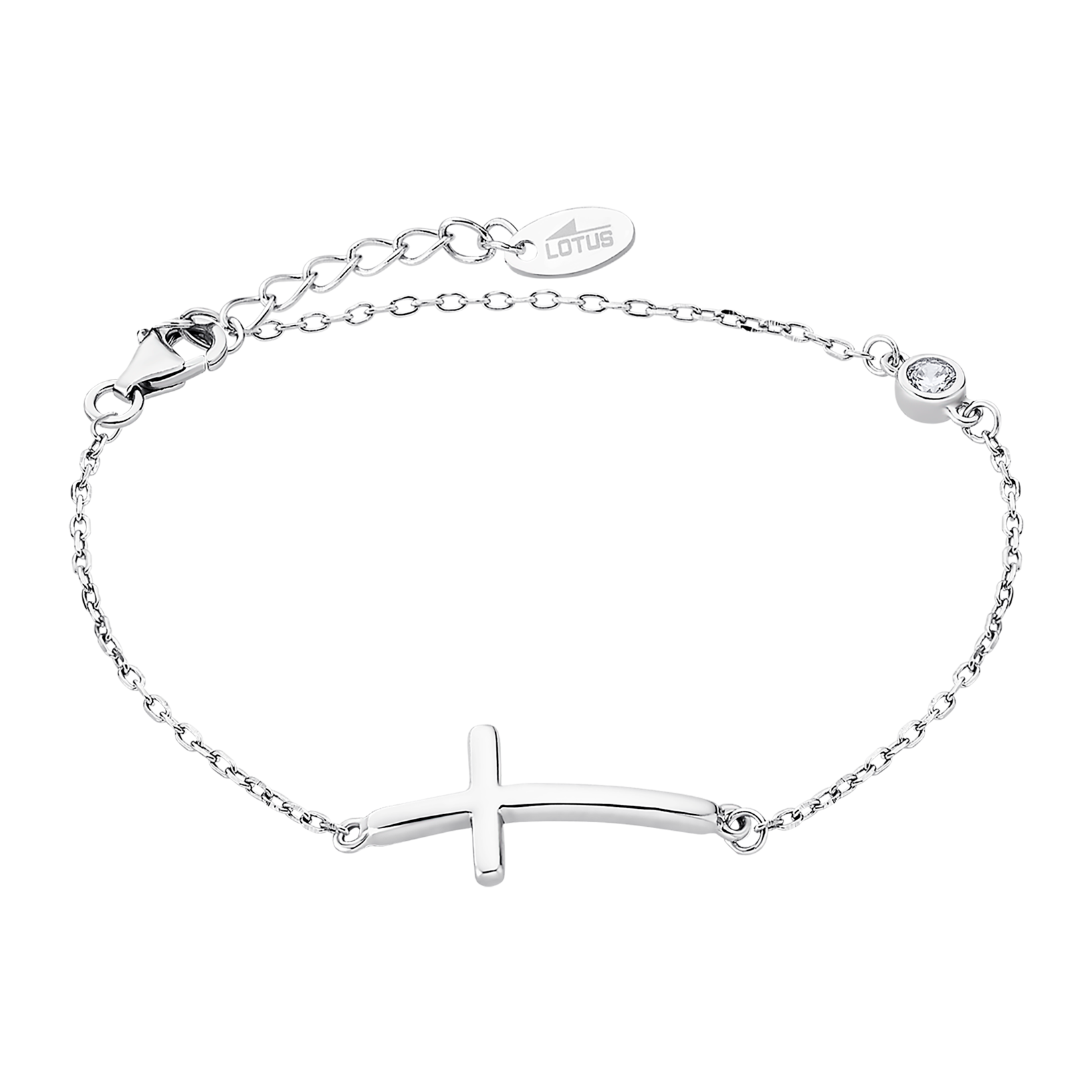 Pulseira cruz lotus silver trendy lp1918-2/1 prata, mulher_PRODUCT