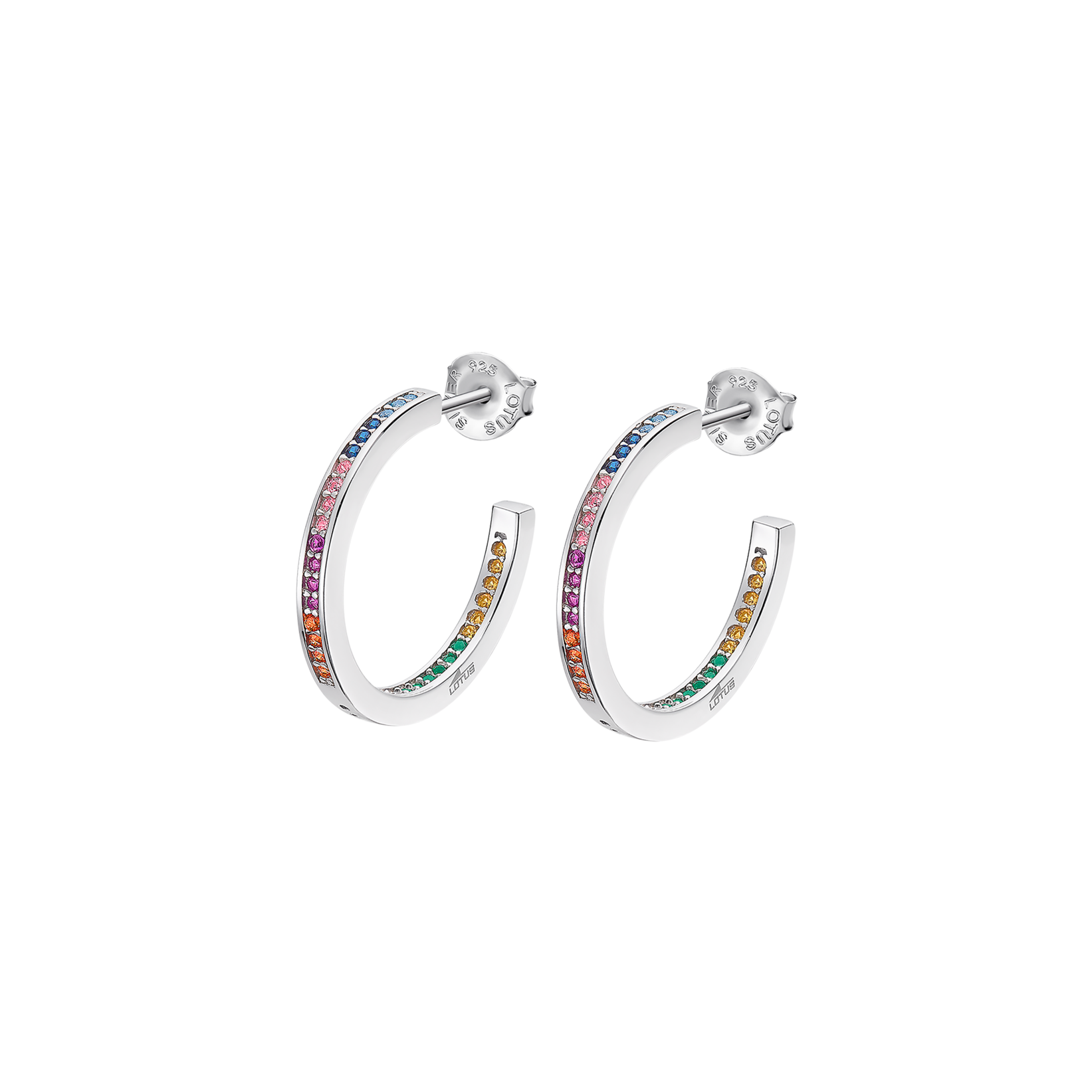 Brincos lotus silver lp1937-4/7 prata 925 ml, mulher_PRODUCT