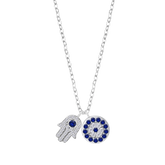 Colar mão de fátima lotus silver mystic lp1969-1/1 prata, mulher_PRODUCT