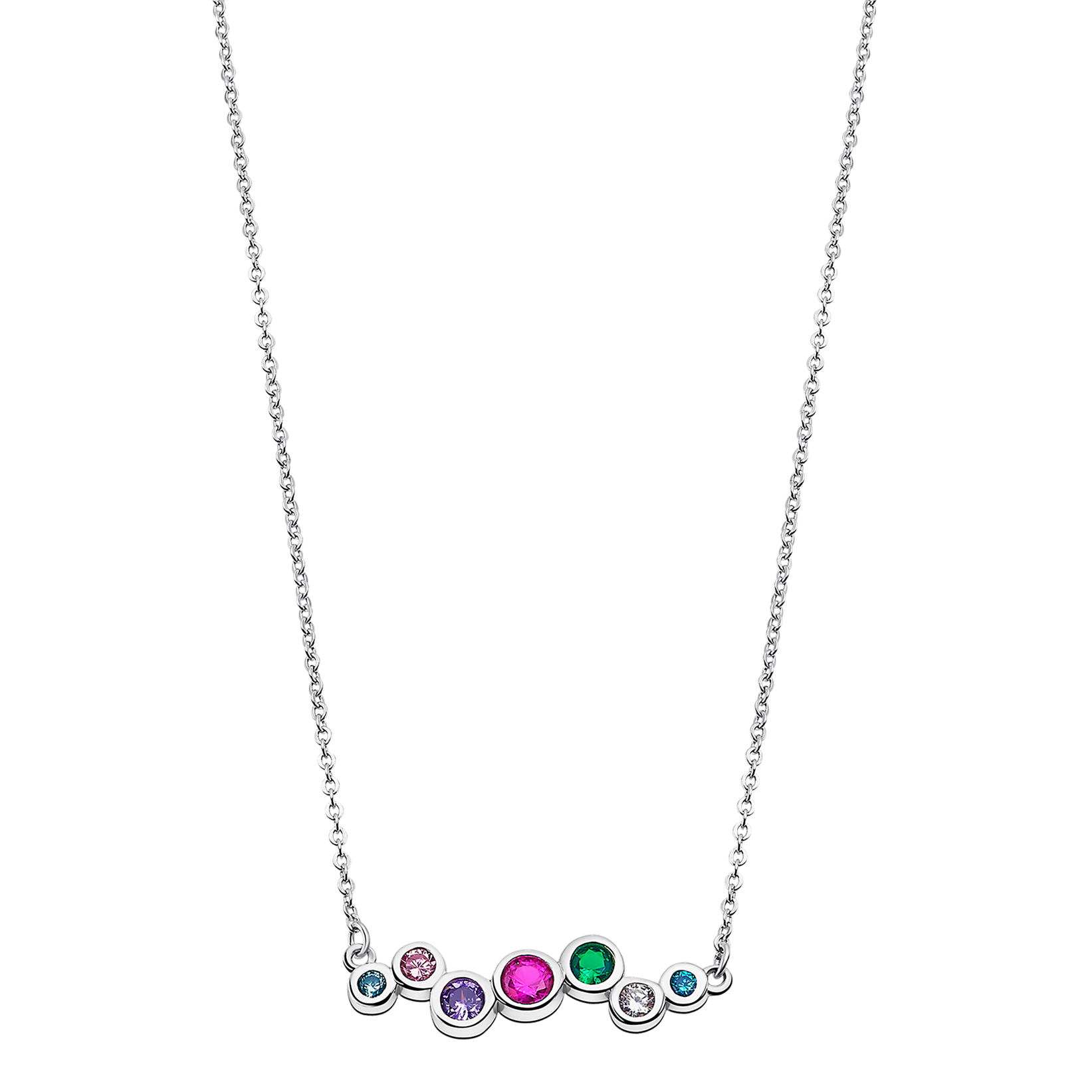 Colar lotus silver pure essential lp1979-1/2 prata, mulher_PRODUCT