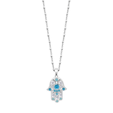Colar mão de fátima lotus silver rainbow lp1989-1/4 prata, mulher_PRODUCT