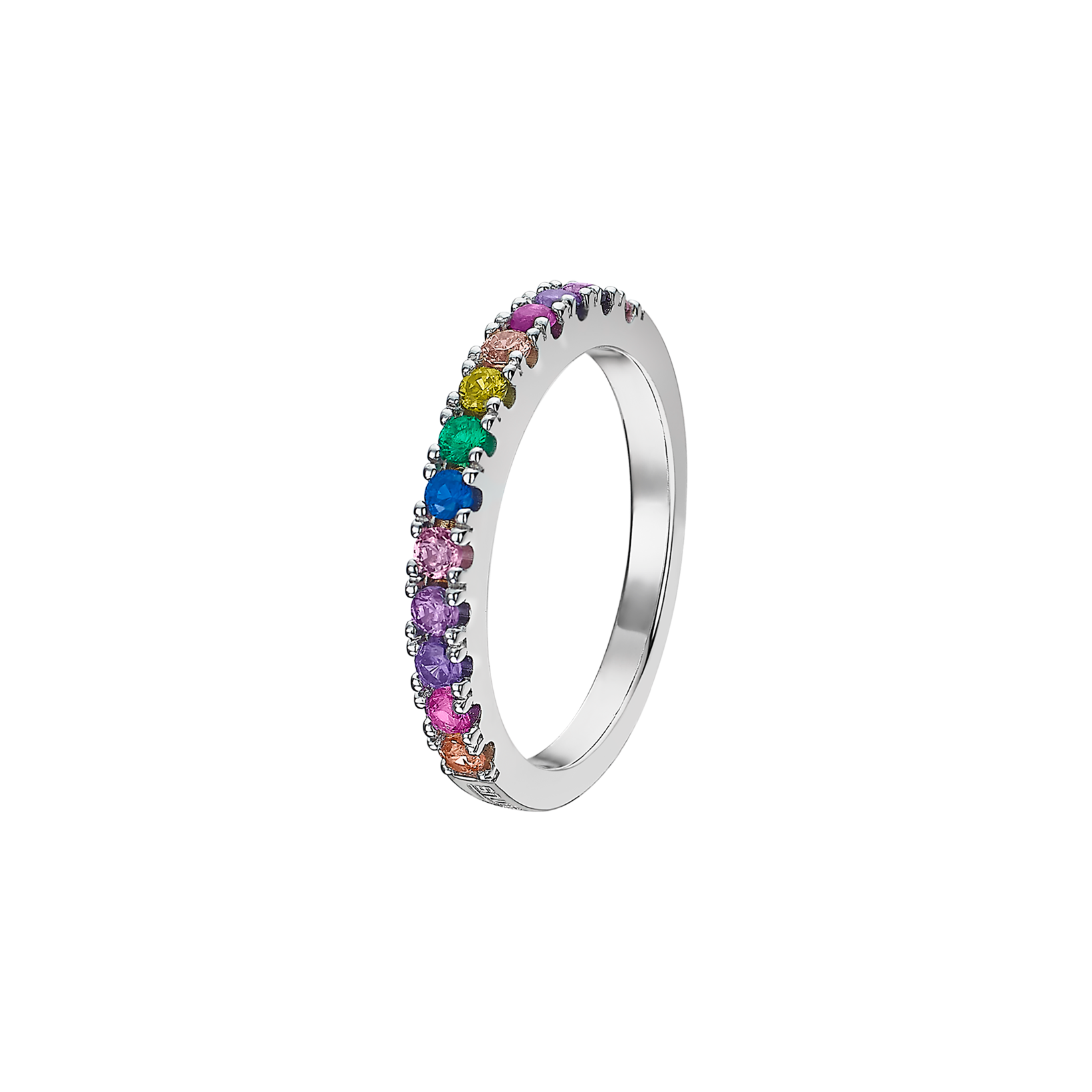 Anel pedras coloridas lotus silver pure essential lp1993-3/116 prata, mulher_PRODUCT