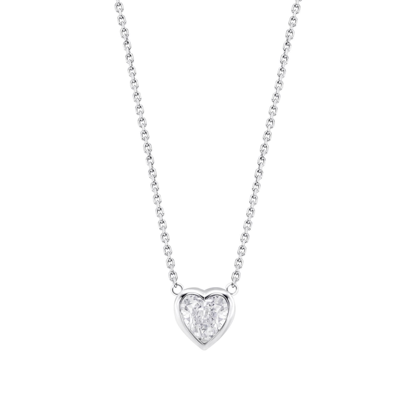 Colar coração lotus silver charming lady lp2000-1/1 prata, mulher_PRODUCT