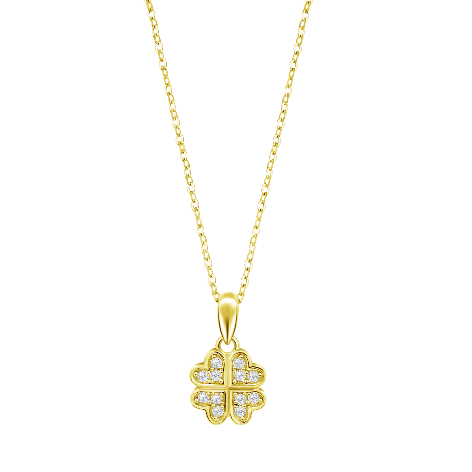 Colar trevo lotus silver lp3052-1/2 prata, mulher_PRODUCT