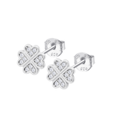 Brincos trevo lotus silver lp3052-4/1 prata, mulher_PRODUCT