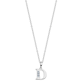 Colar letra d lotus silver trendy lp3054-1/d prata, mulher_PRODUCT