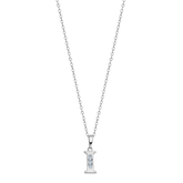 Colar letra i lotus silver trendy lp3054-1/i prata, mulher_PRODUCT