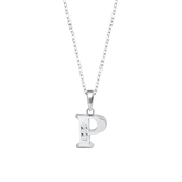 Colar letra p lotus silver trendy lp3054-1/p prata, mulher_PRODUCT