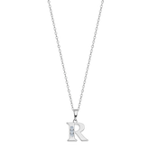Colar letra r lotus silver trendy lp3054-1/r prata, mulher_PRODUCT
