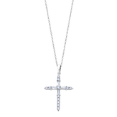 Colar cruz lotus silver pure essential lp3067-1/1 prata, mulher_PRODUCT