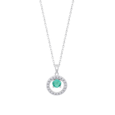 Colar flor lotus silver lp3080-1/5 prata, mulher_PRODUCT