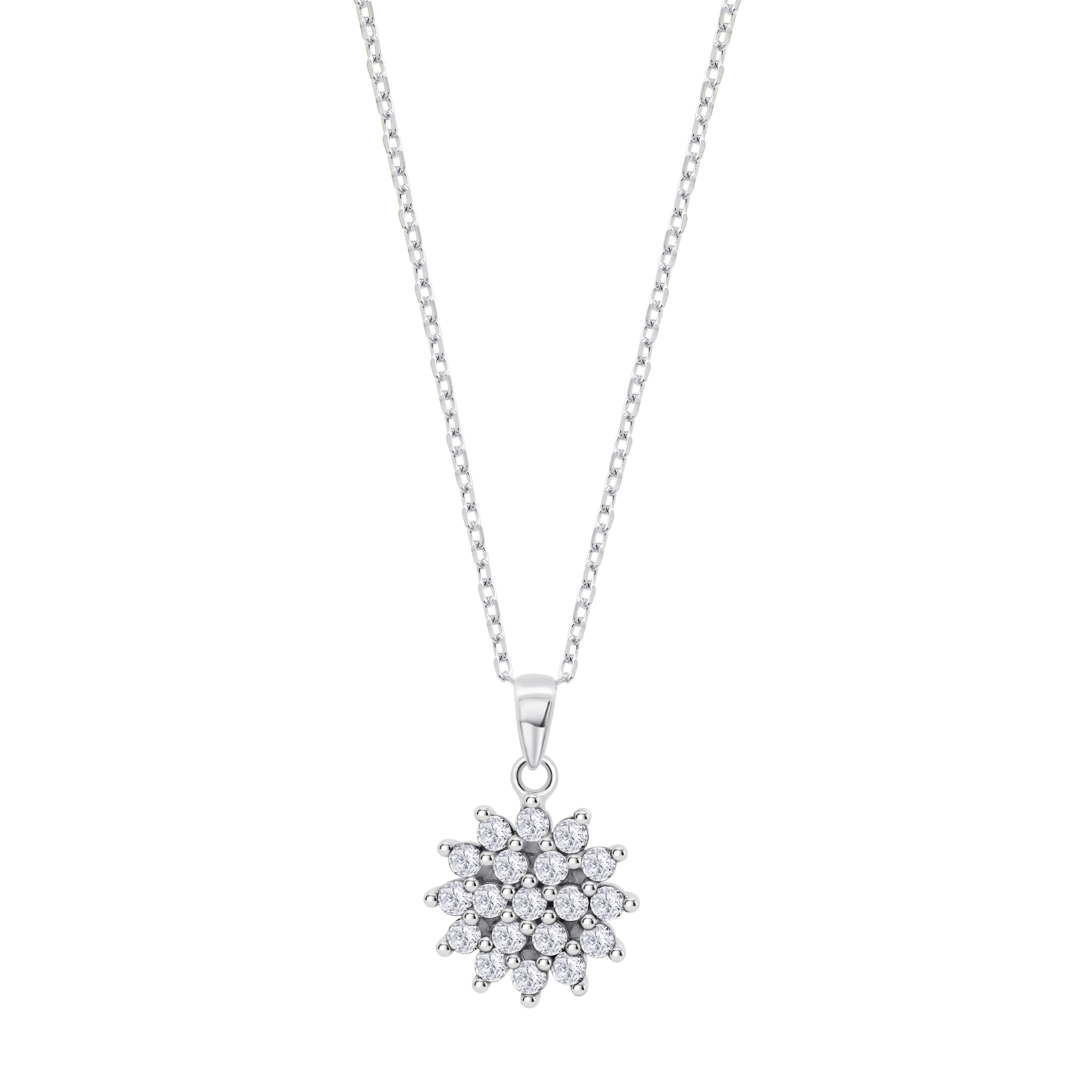Colar sol lotus silver lp3081-1/1 prata, mulher_PRODUCT