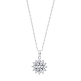 Colar sol lotus silver lp3081-1/1 prata, mulher_PRODUCT